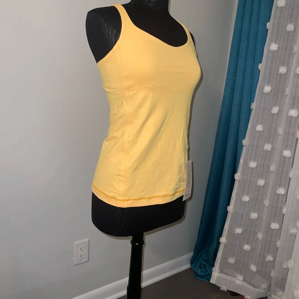 Lululemon Free to Be Tank – Burning Yellow, Size 8 NWT - Picture 3 of 5